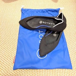 Rothy's black pointed